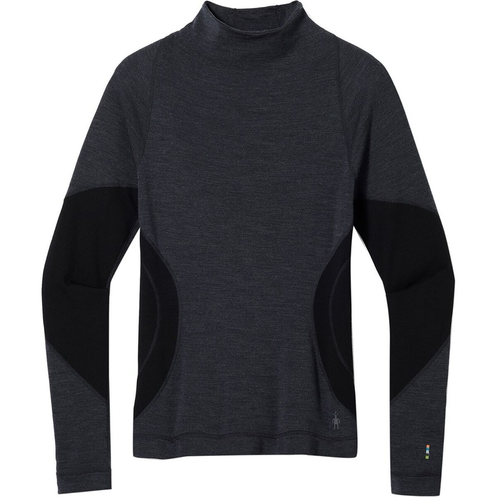 Smartwool Thermal Merino High Neck Top Long Sleeve Gray Extra Large XL